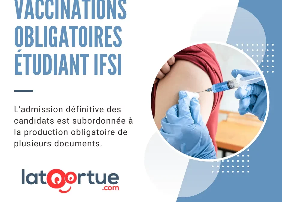 Vaccinations obligatoires étudiant IFSI
