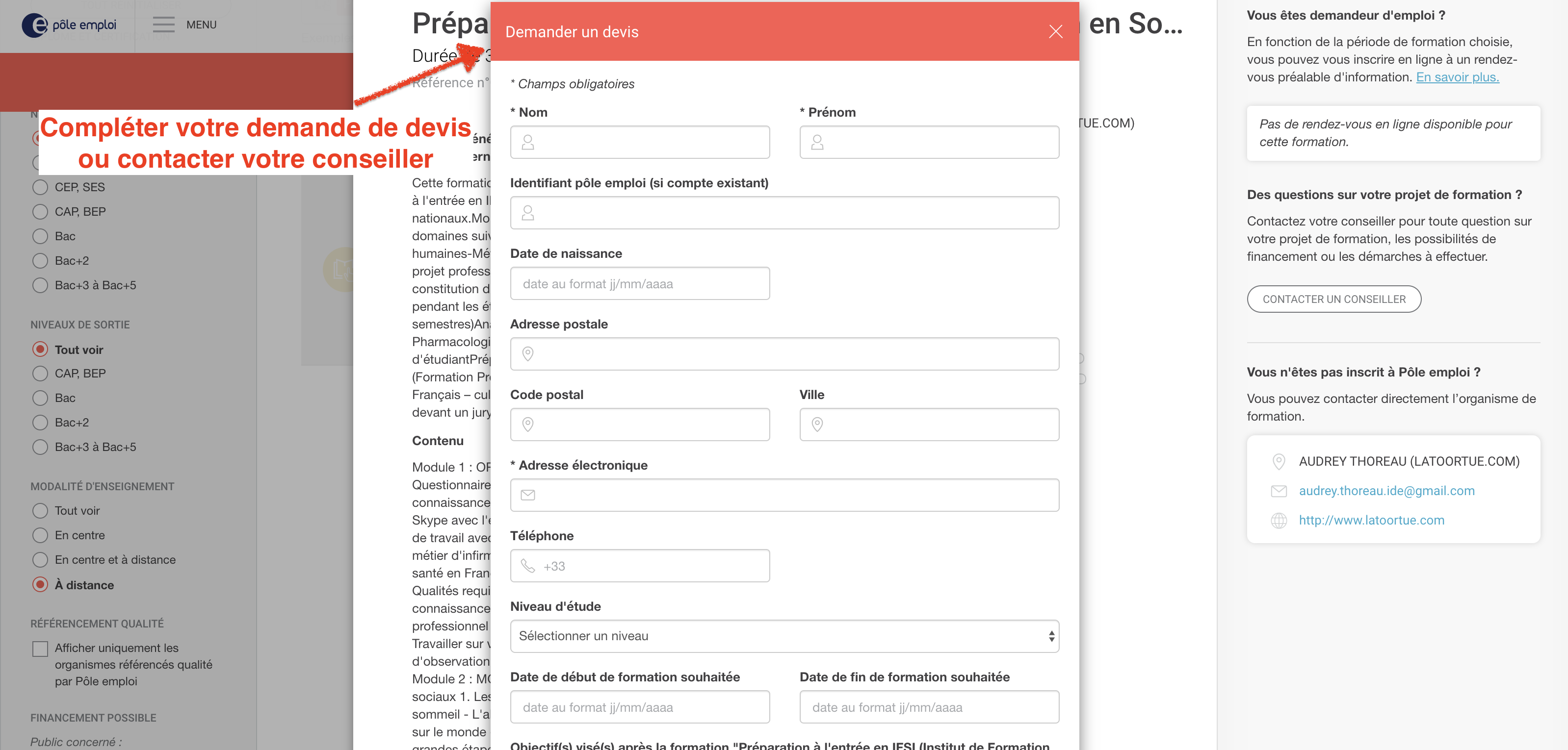 Financement Pole Emploi Prepa Ifsi Www Latoortue Com