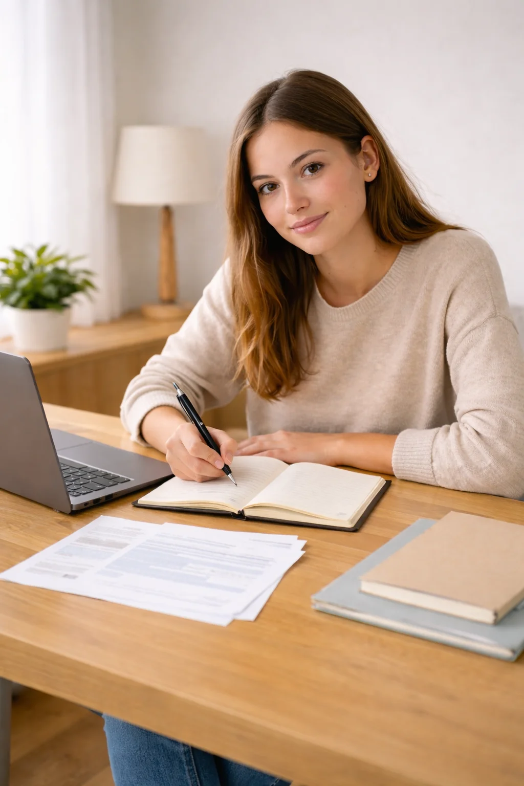 Candidate préparant son dossier Parcoursup pour entrer en IFSI