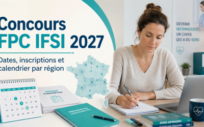 Concours FPC IFSI 2027 : dates, inscriptions et calendrier par région