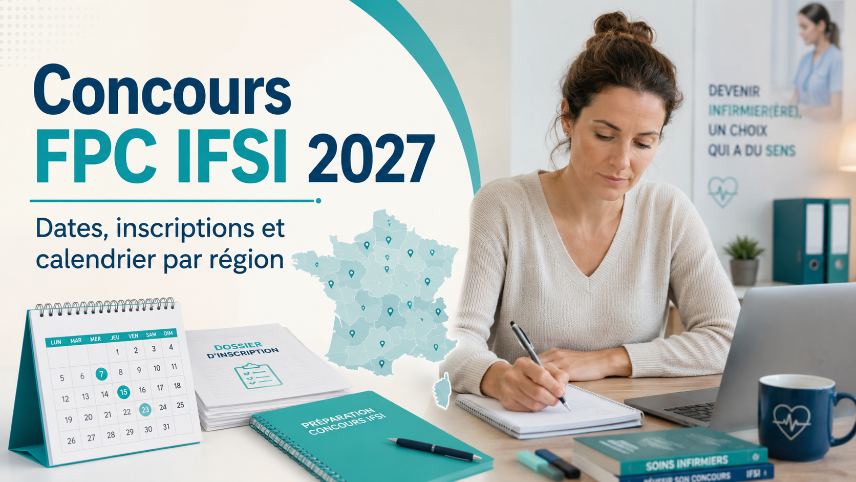 Concours FPC IFSI 2027 : dates, inscriptions et calendrier par région